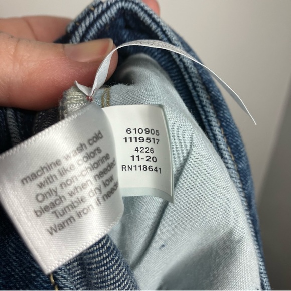 Lane Bryant distressed high rise girlfriend straight jeans signature fit size 24 - Picture 9 of 9